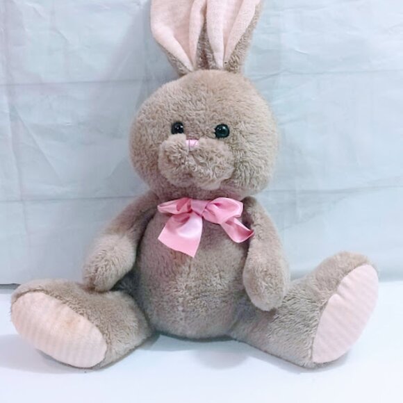 Kellytoy Brown Plush Bunny Rabbit Easter "16" Stuffed Animal - Picture 4 of 9